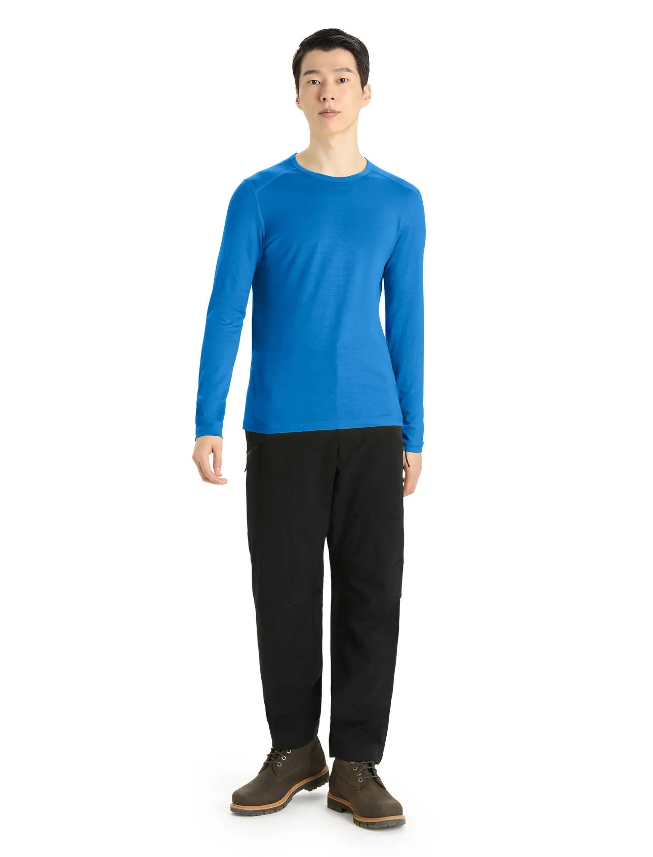 MEN'S 200 OASIS LONG SLEEVED CREW - LAZURITE