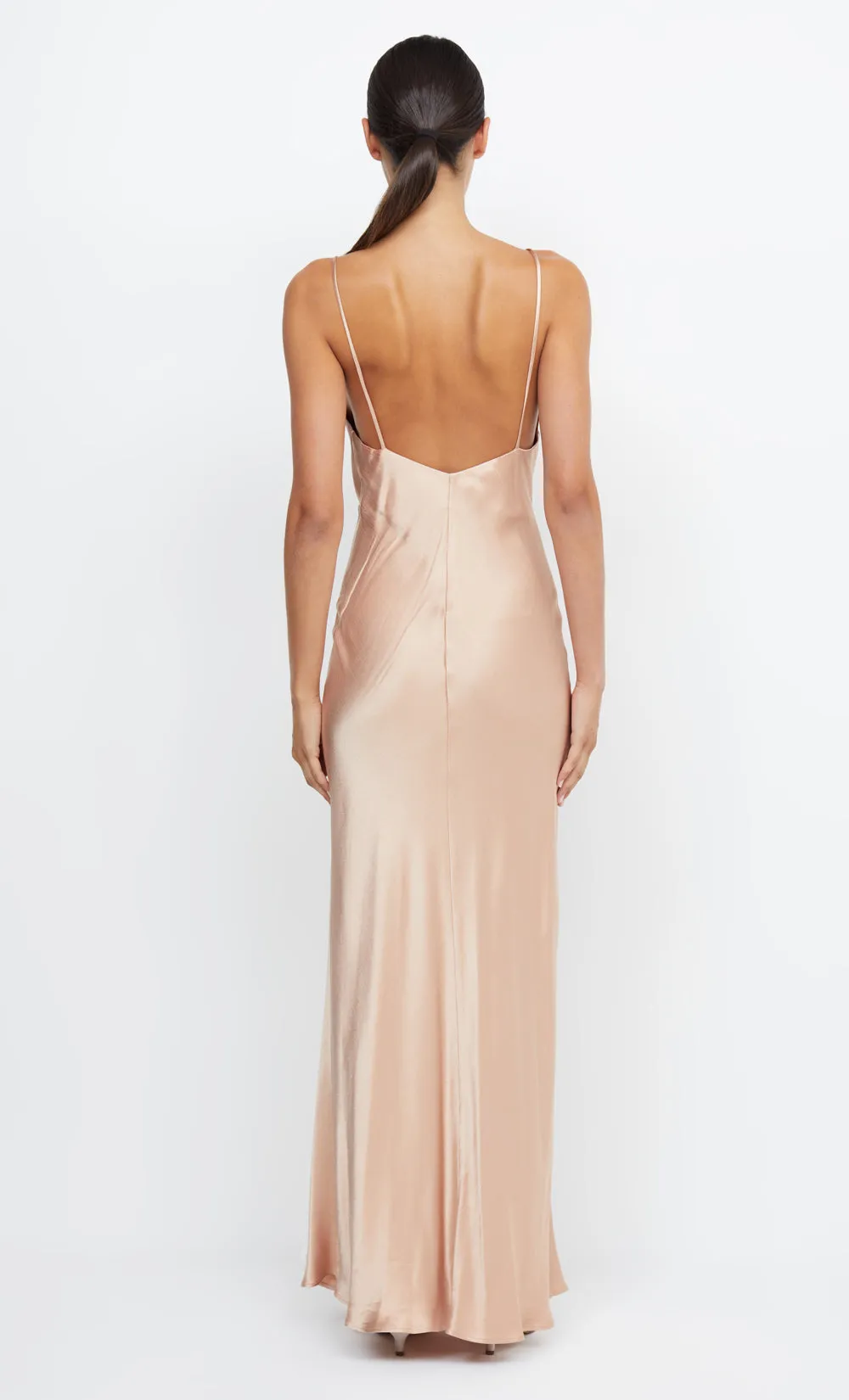 MOON DANCE V MAXI DRESS - ROSE GOLD