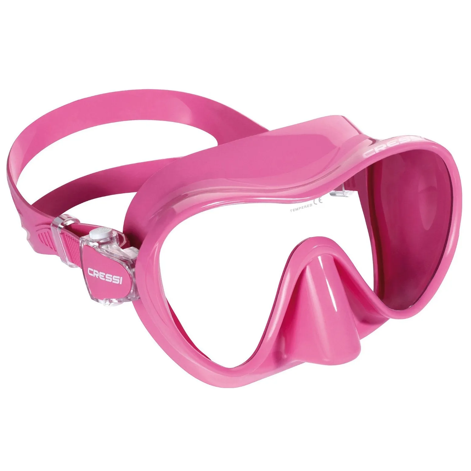 Open Box Cressi Mini Frameless Dive Mask - Pink