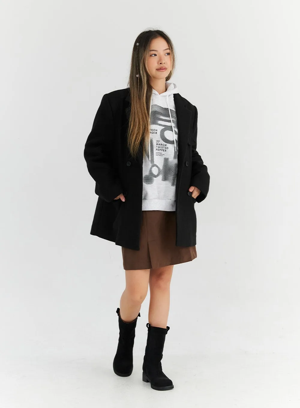 Oversized Midi Tailored Jacket CN313