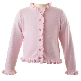 Pink Frilly Cardigan