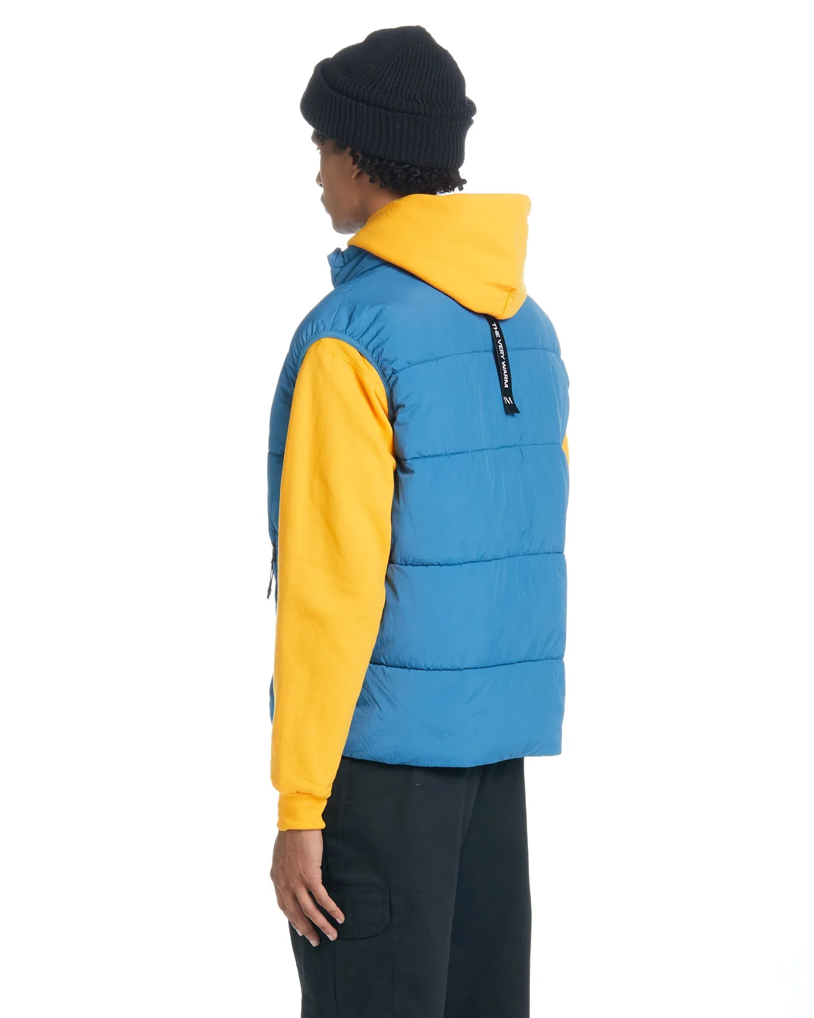 Puffer Vest - Blue Steel