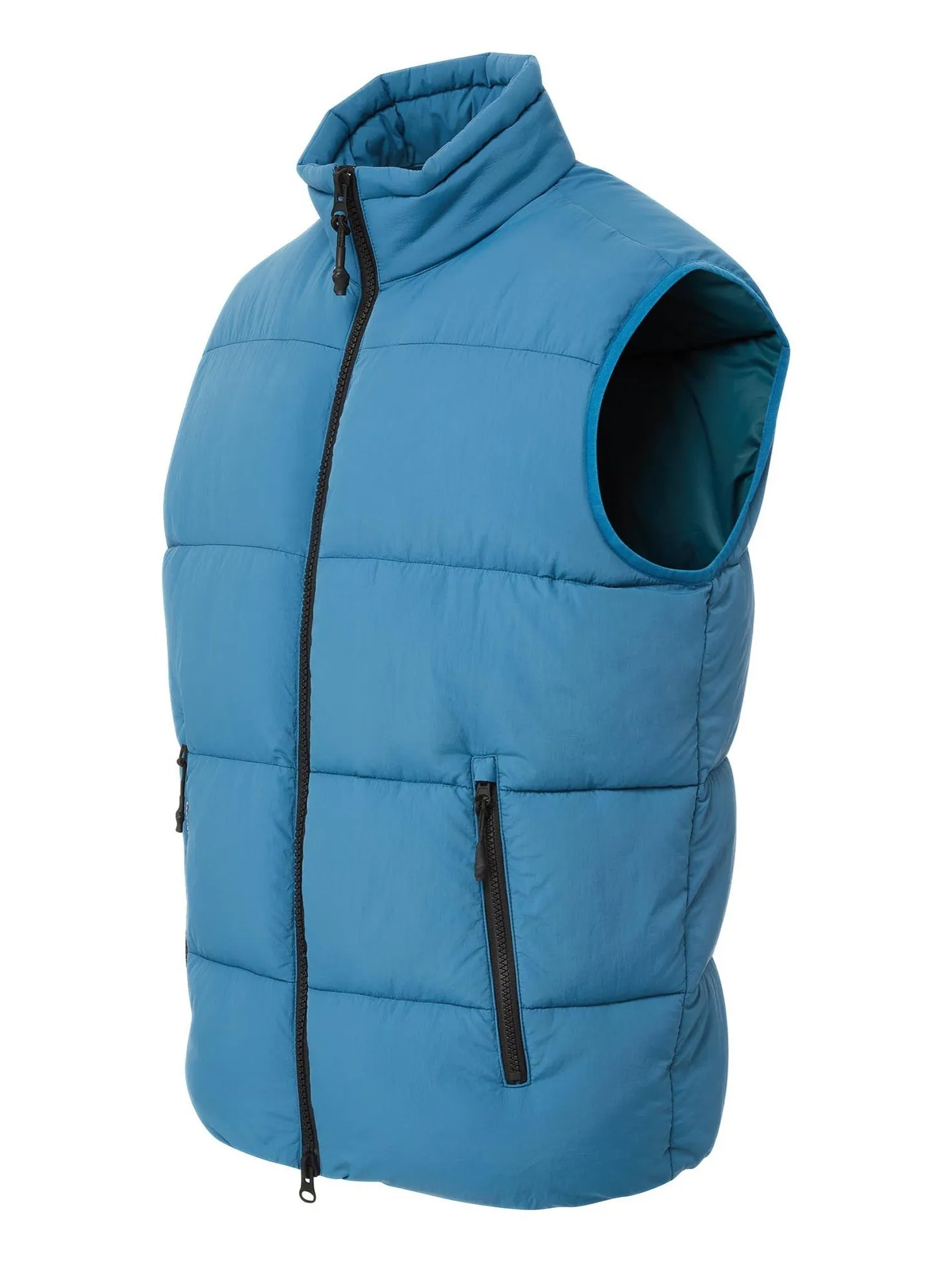 Puffer Vest - Blue Steel