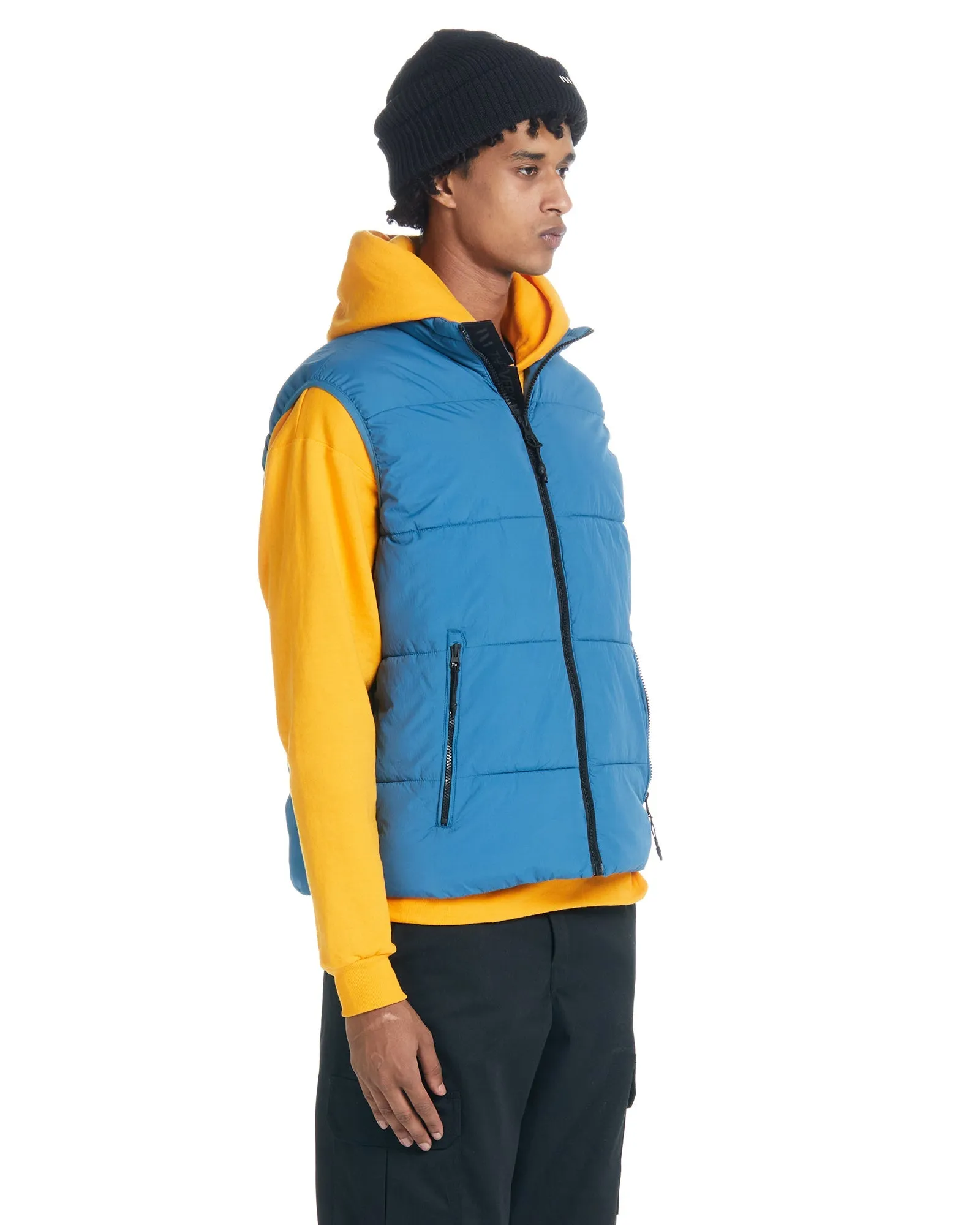 Puffer Vest - Blue Steel