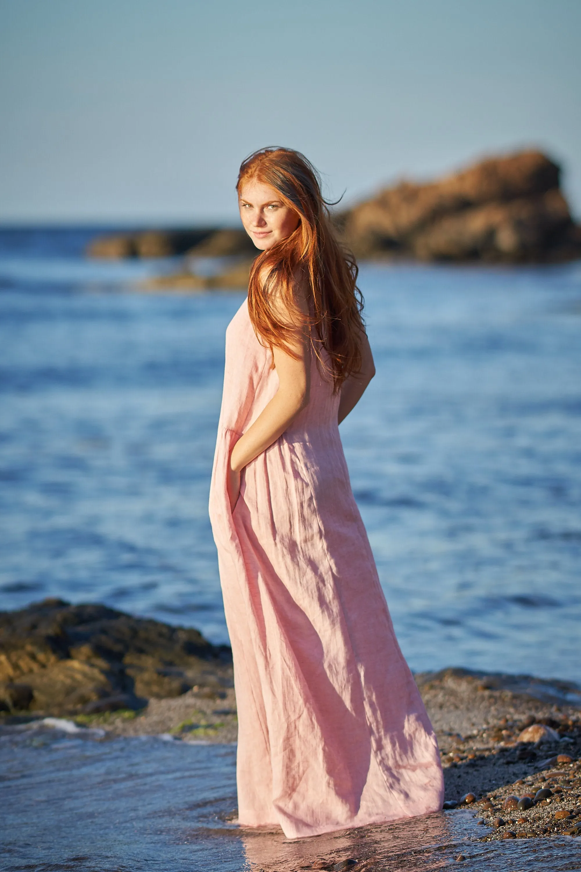 Relaxed Linen Maxi Dress