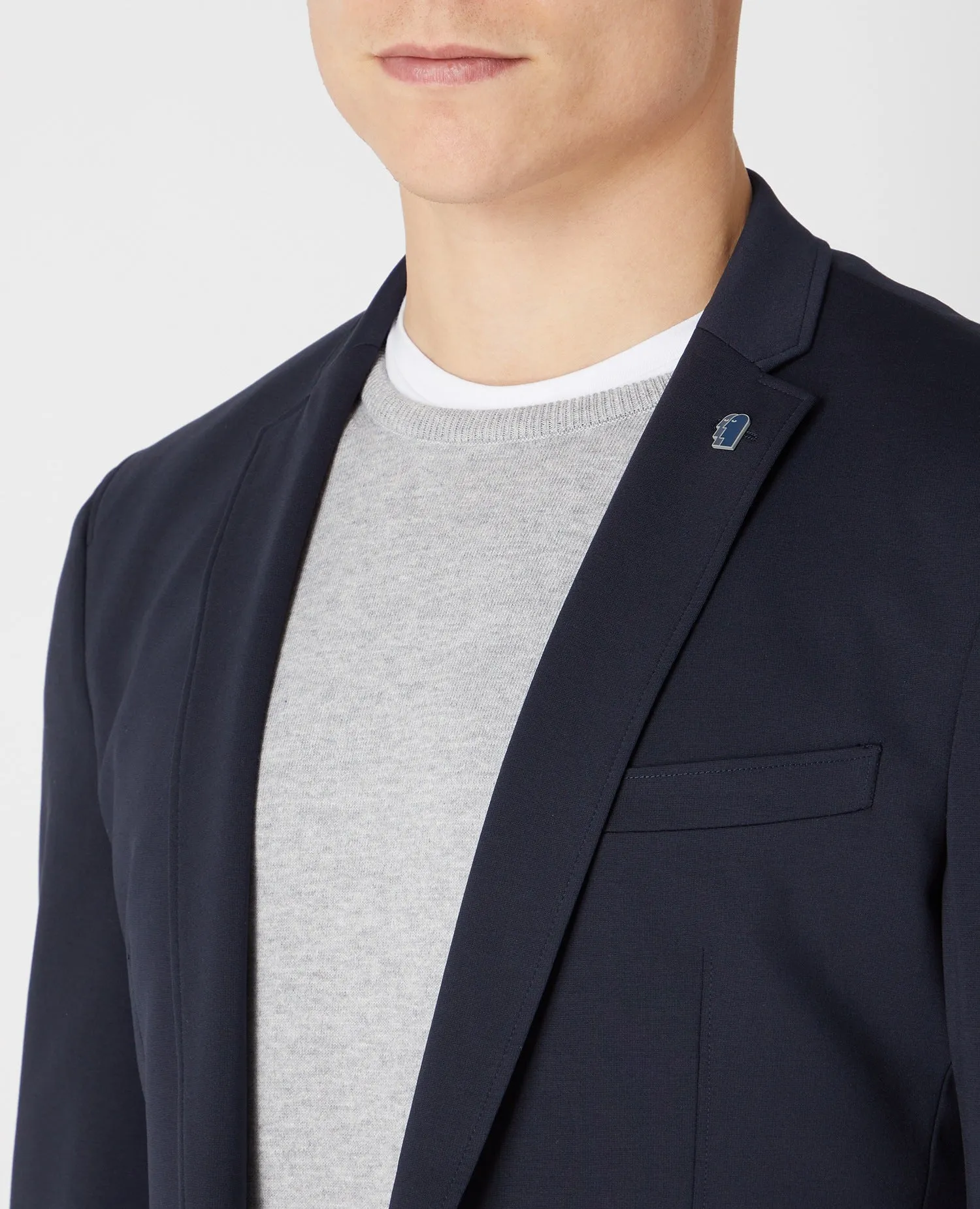 REMUS UOMO® Favian Cotton Stretch Jacket/Navy - AW22 SALE