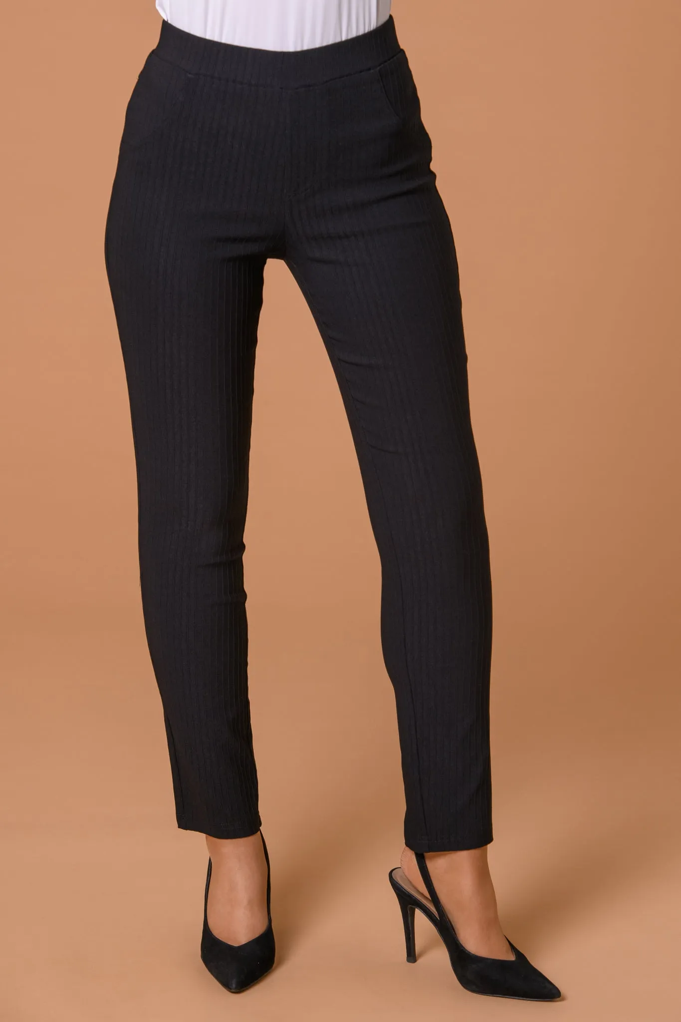 Ribbed Jegging Trouser