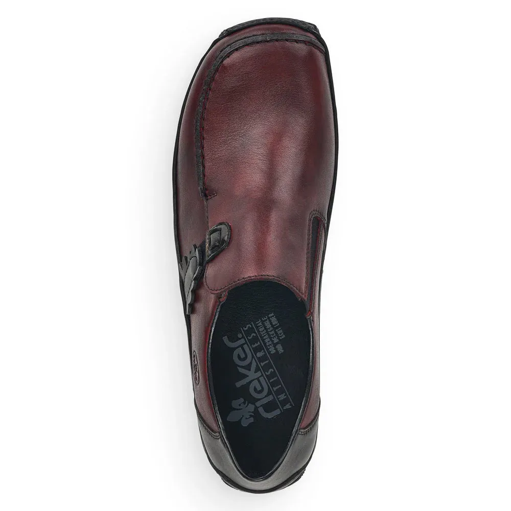 Rieker L1759 Celia Slip-On - Red (Burgundy)