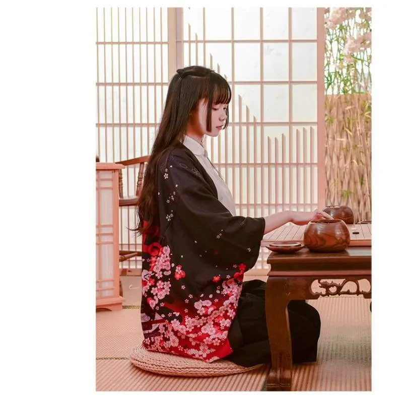 Sakura Inari Kimono Cardigan