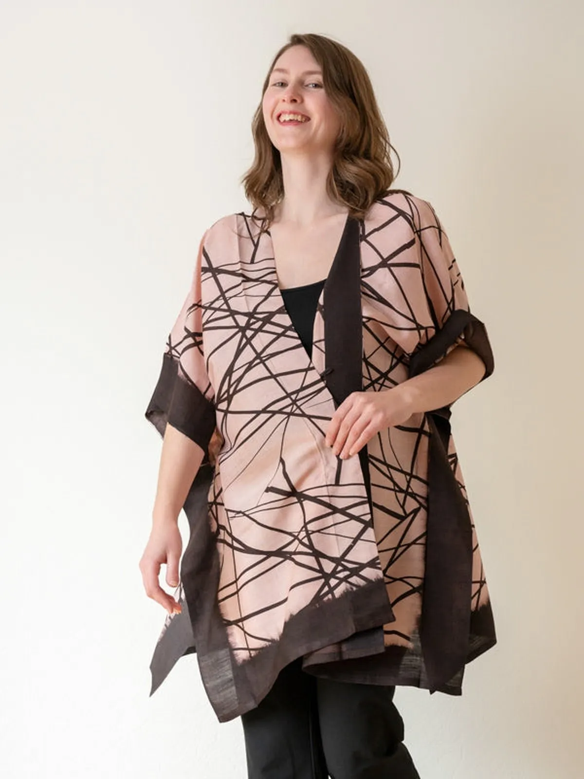 Silk Kimono Lattice