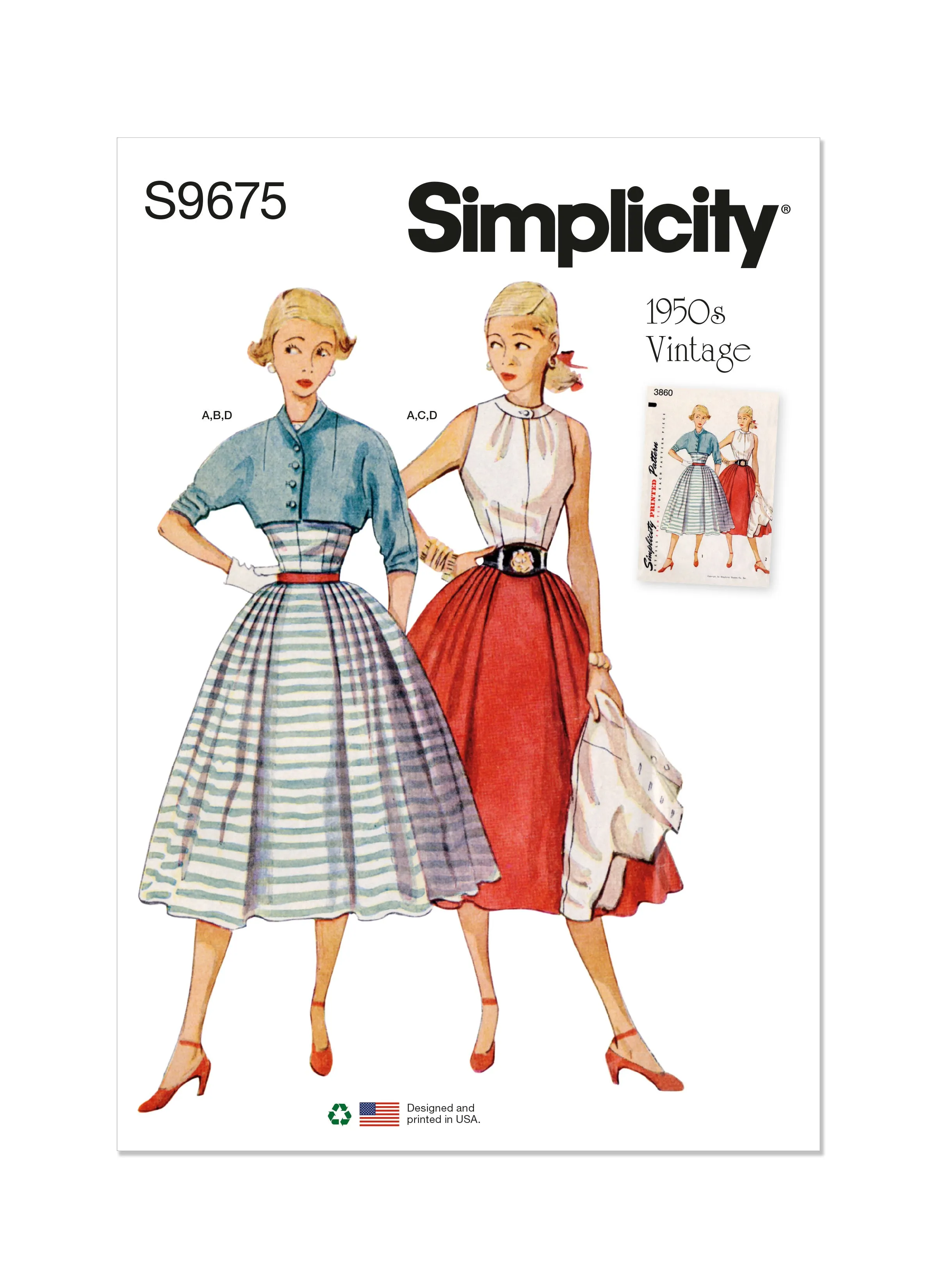 Simplicity Pattern S9699 Misses Vintage Wear