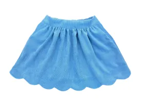 Sophie Scalloped Skirt- French Blue