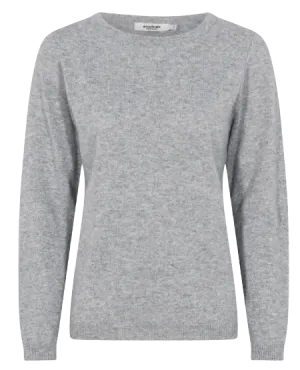 Soulmate - Cashmere Knit Pullover Grey