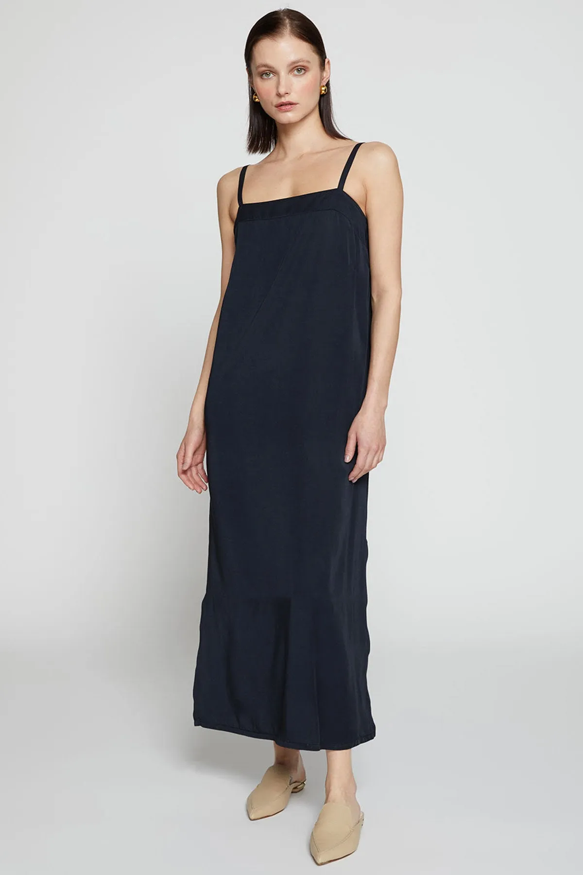 Stateside Dove Modal Slip Dress in Black