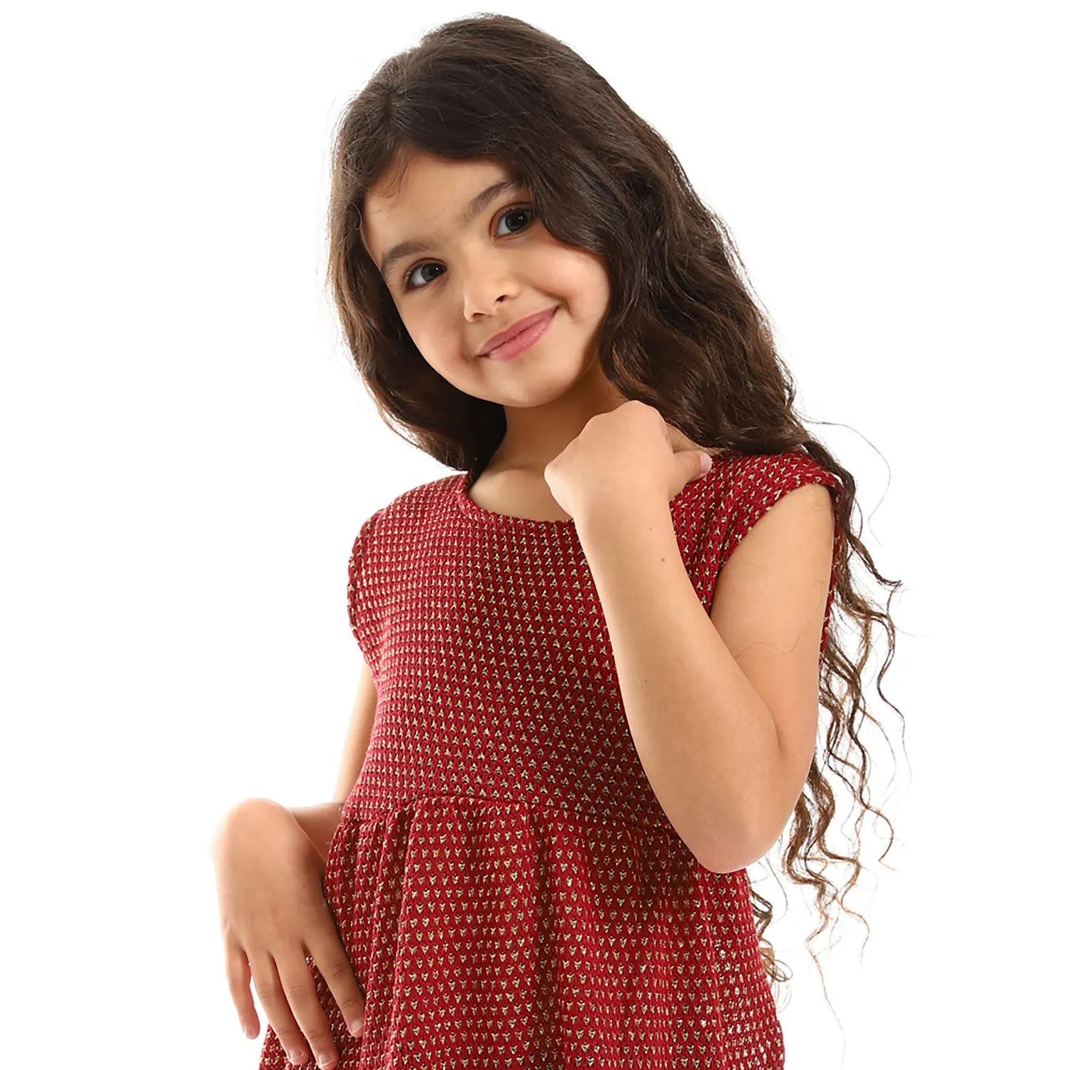 Stitched Slip On Girls Dress (G126) - Kady