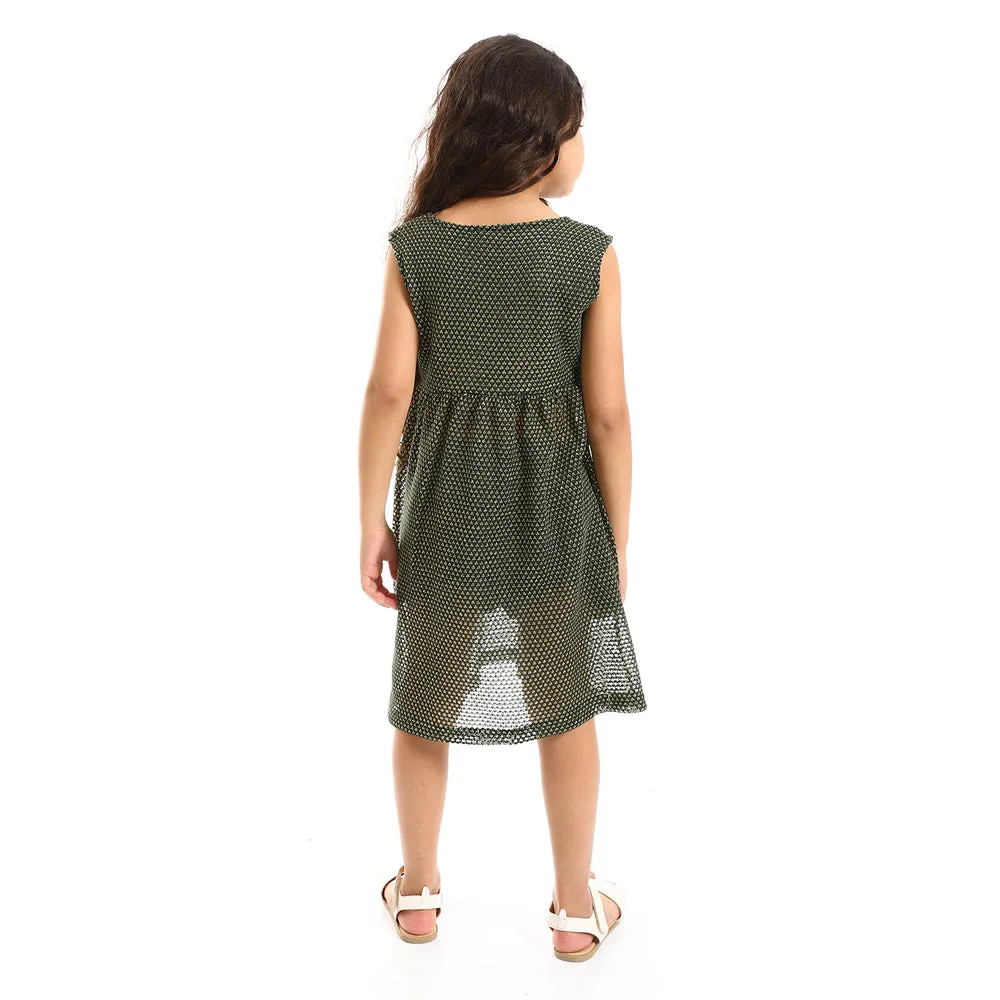 Stitched Slip On Girls Dress (G126) - Kady