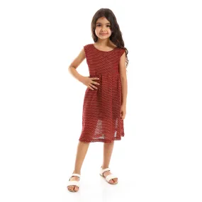 Stitched Slip On Girls Dress (G126) - Kady