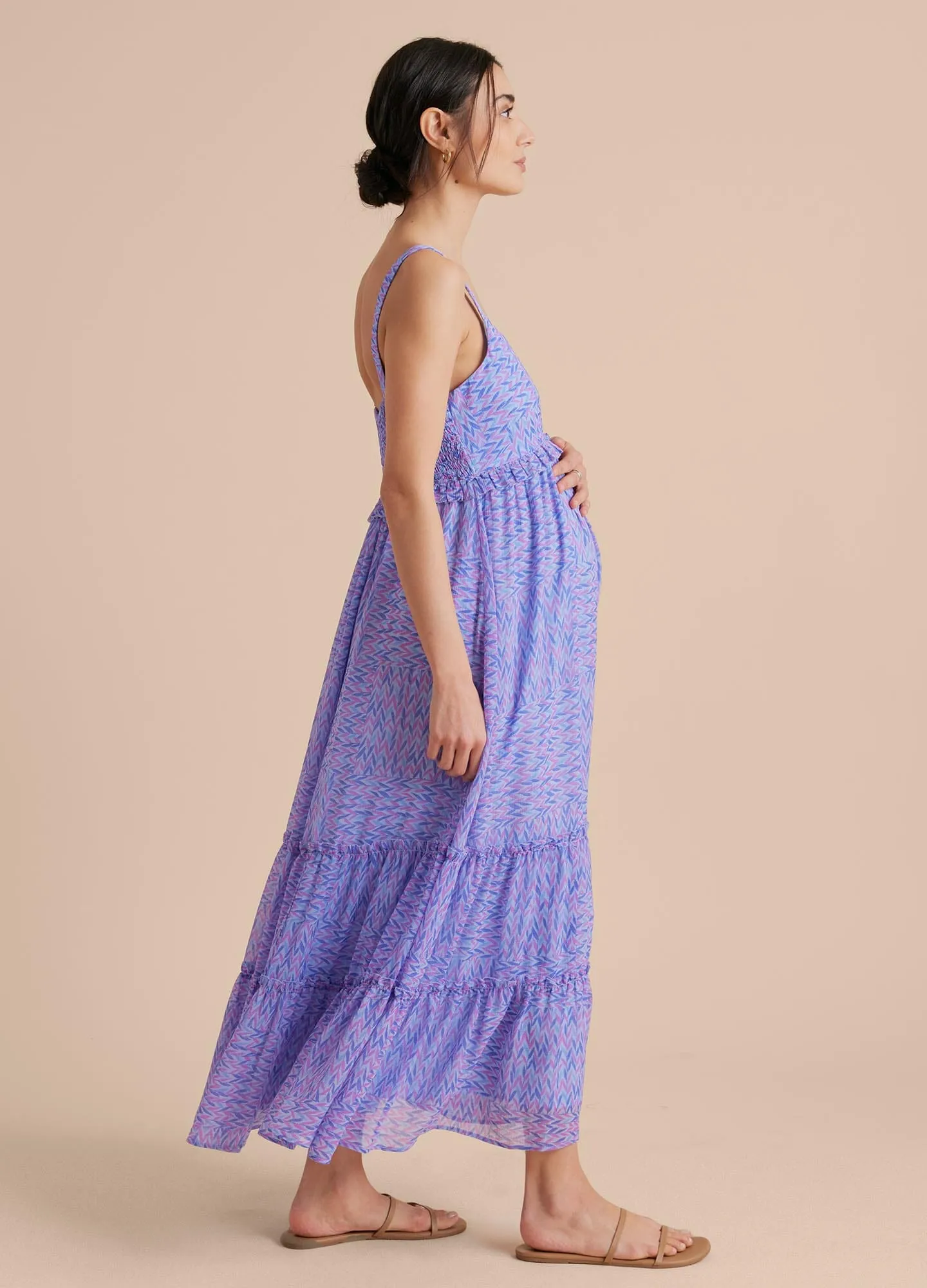 Tiered Ruffle Maxi Dress