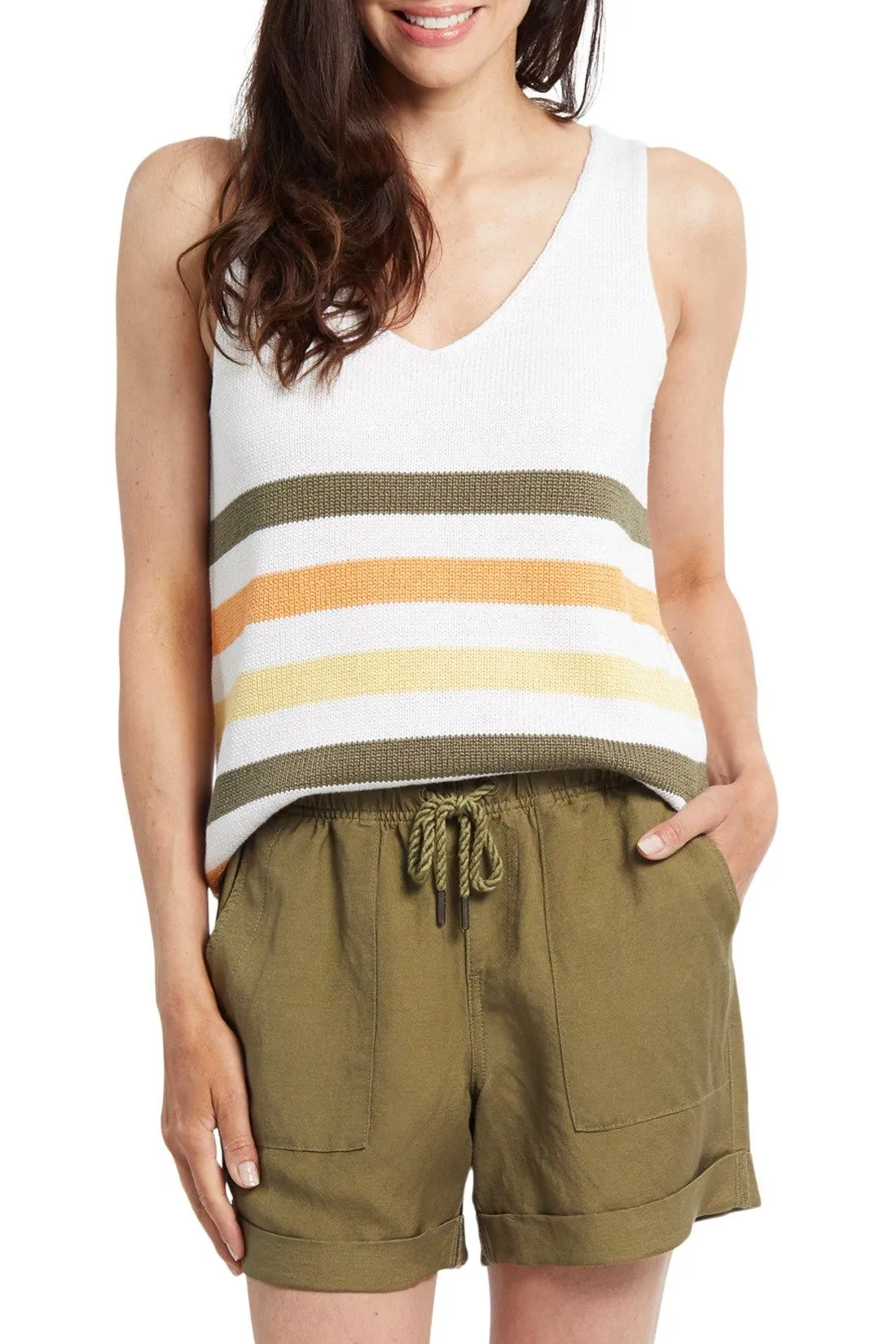 Tribal | Striped Sweater Cami | Women's