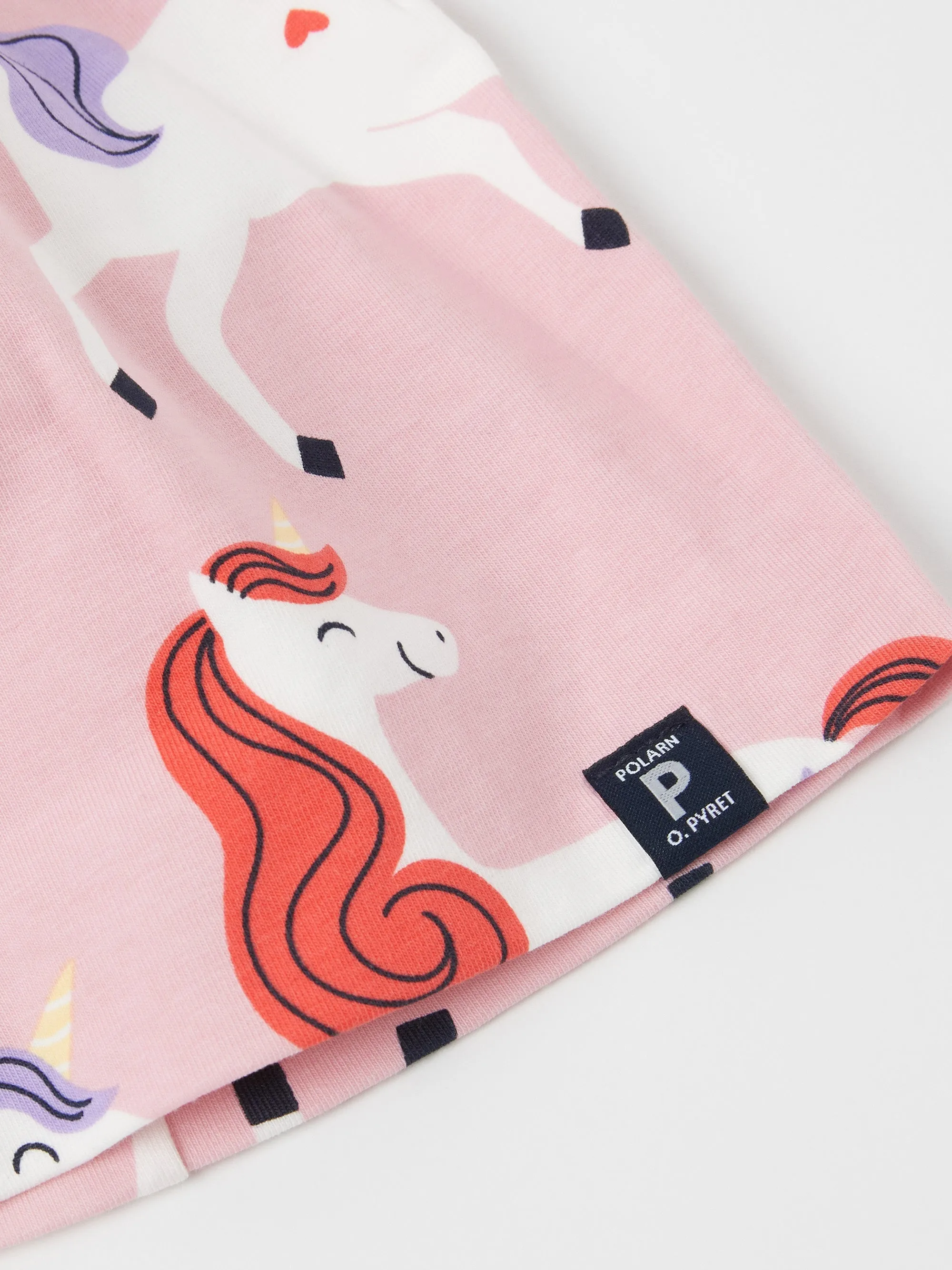 Unicorn Print Kids Beanie Hat