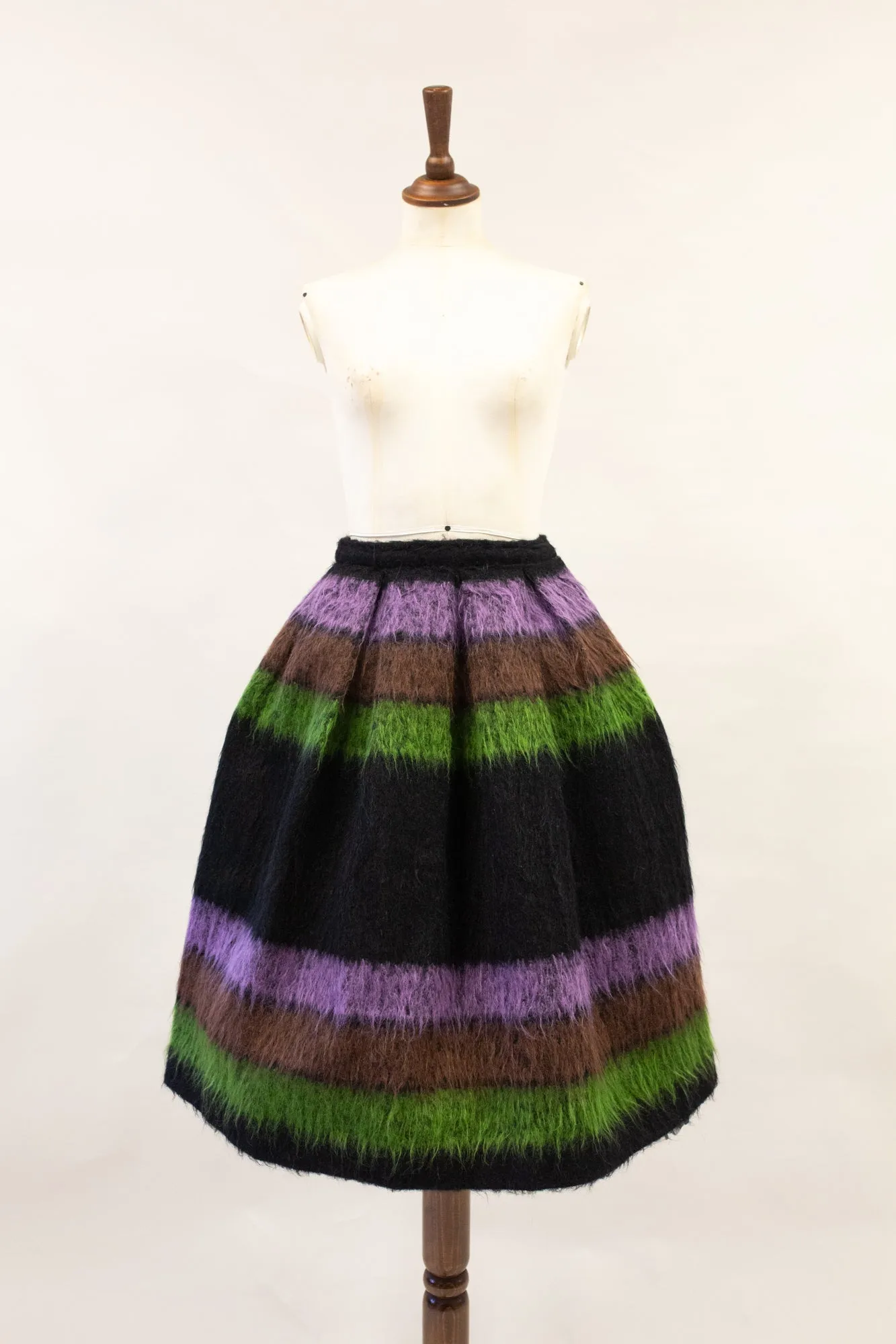 Vintage 1950s Mohair Midi Skirt