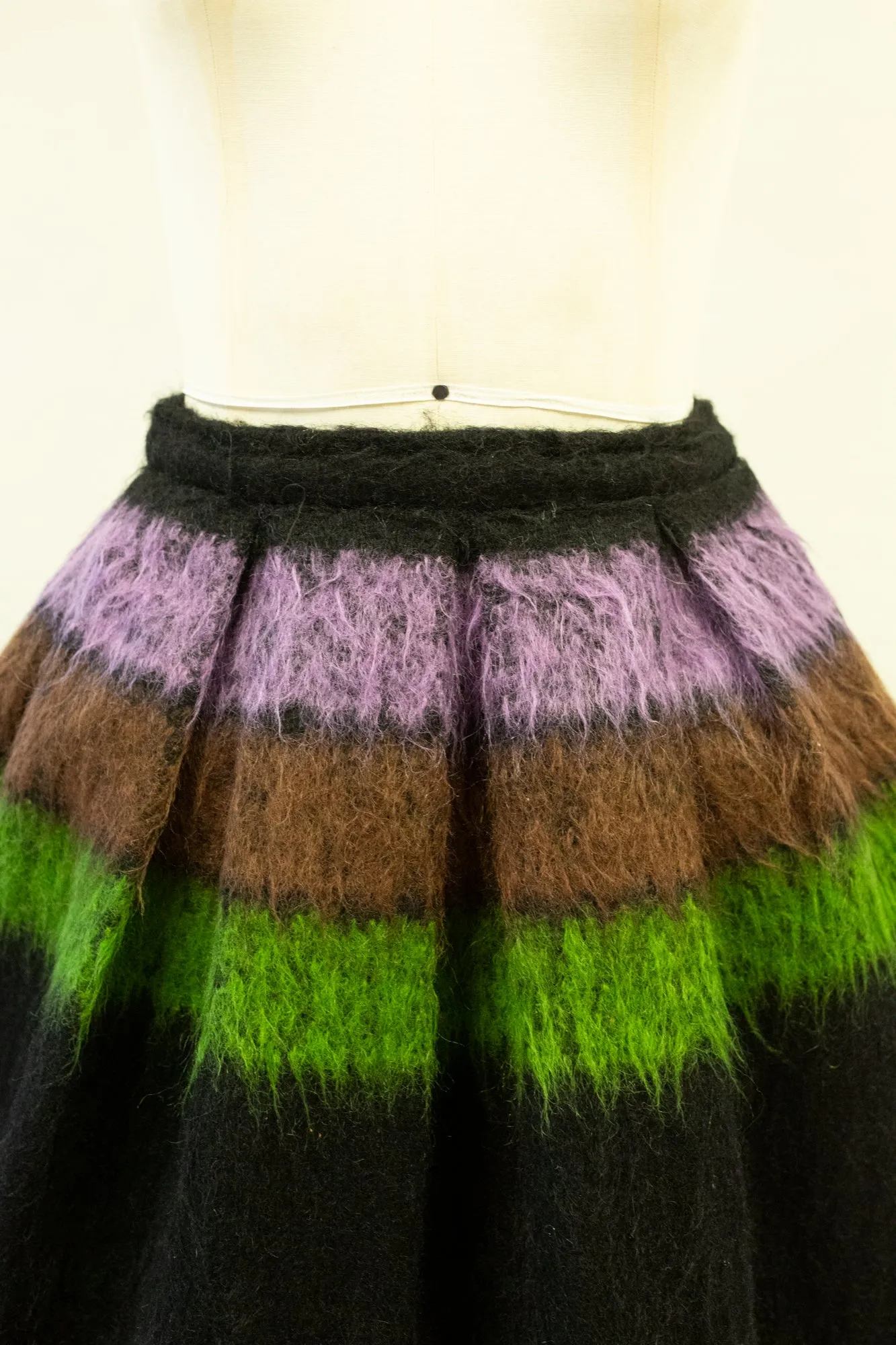 Vintage 1950s Mohair Midi Skirt