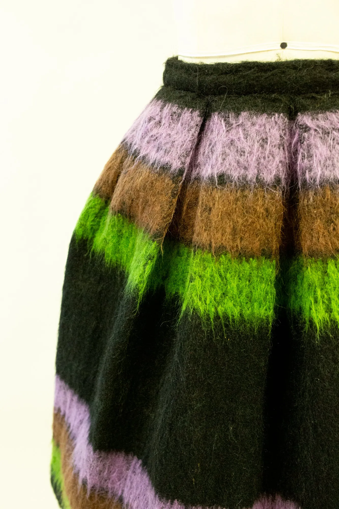 Vintage 1950s Mohair Midi Skirt