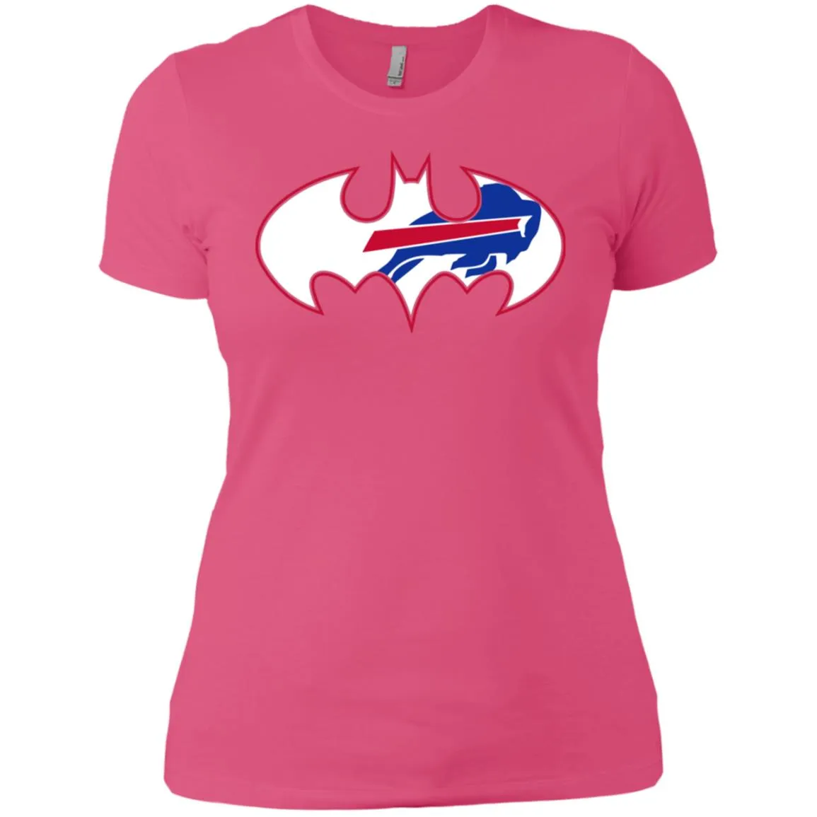 We Are The Buffalo Bills Batman Nfl Mashup Women Cotton T-Shirt