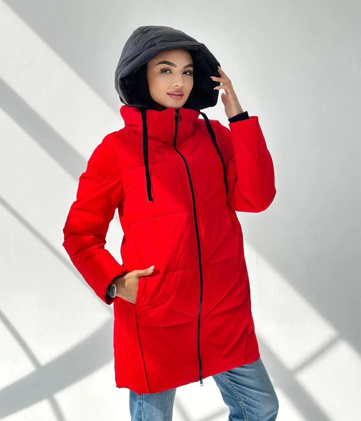 Winter Detachable Hood Coat