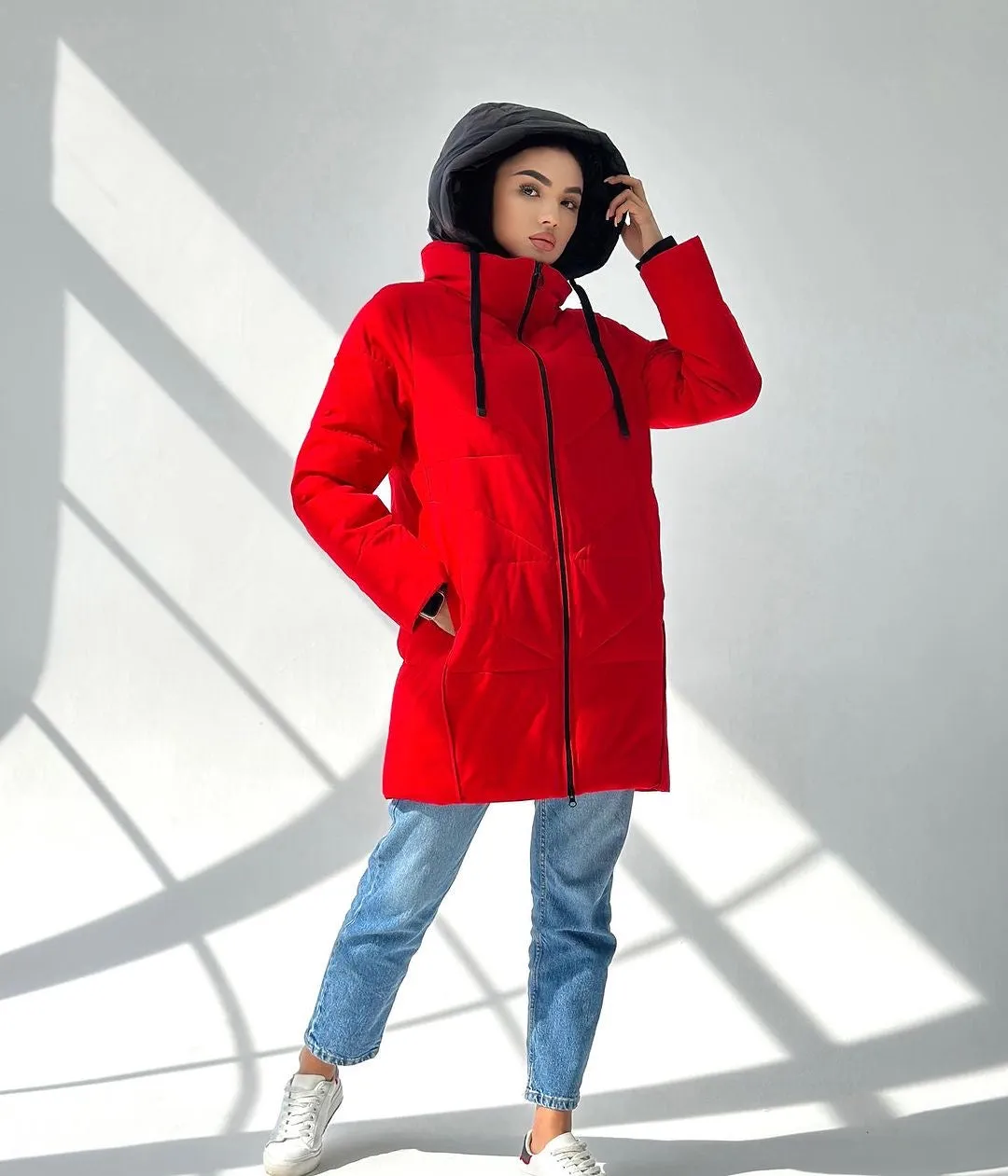 Winter Detachable Hood Coat