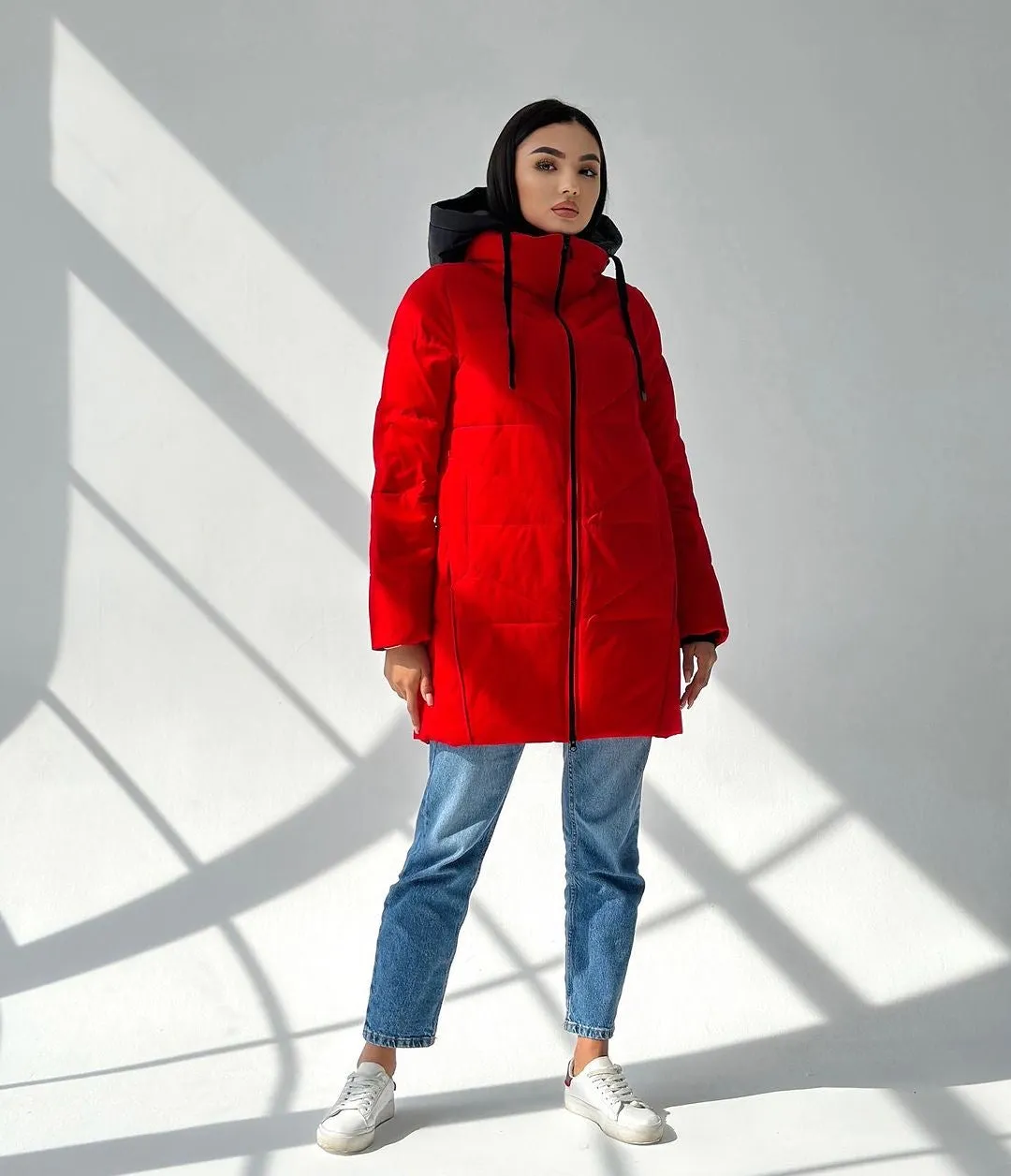 Winter Detachable Hood Coat